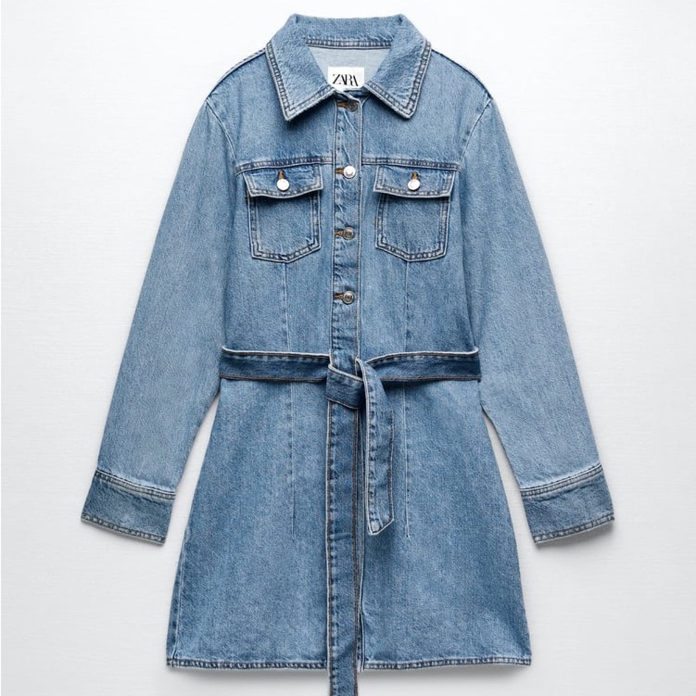 NWT Zara Denim Mini Dress
